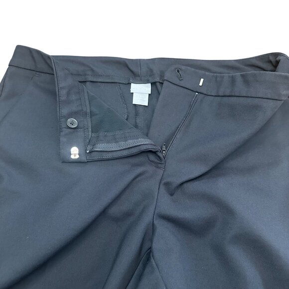 Chico's Pants Size 2.5 R 14 L Trousers Zip & Button Pockets Women - Picture 13 of 14